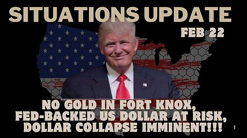 Situation Update: No Gold In Fort Knox, Fed-Backed Us Dollar At Risk, Dollar Collapse Imminent!!