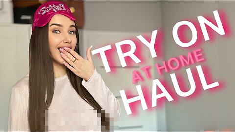 [4K] TRY ON HAUL WITH Alisa | GET READY WITH ME | HOMEWEAR