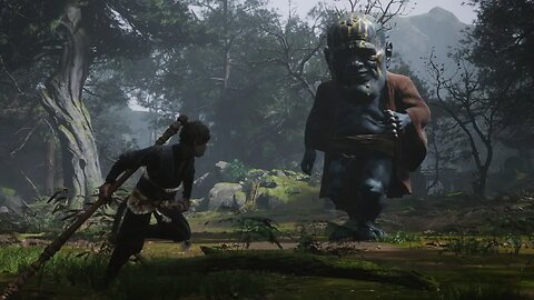 Black Myth: Wukong first playthrough (part 3) big head monk boss battle