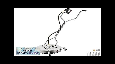 VEVOR Pressure Washer Surface Cleaner 20'' Max. 4000 PSI Pressure by 2 Review