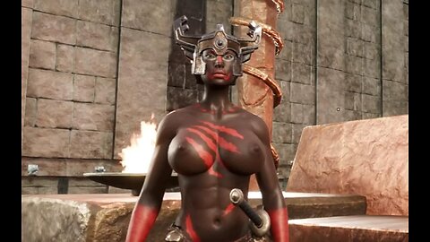 Conan Exiles beginners guide learn golem religion of set busty boobs breast expansion huge titties