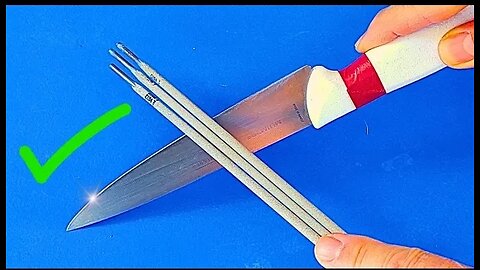 How to sharpen a knife like a razor sharp