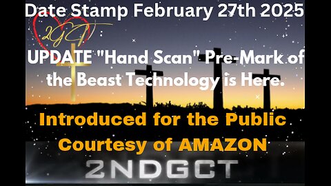 Amazon Introduces Hand Palm Scan Pre-Mark of the Beast Technology and Christian Dream Reshare. Rev 13:17