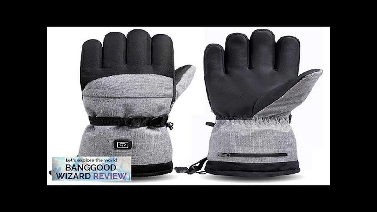 3 Gear Temperature Control Motorcycle Riding Gloves + 5000mAh Battery Winter Heated Review