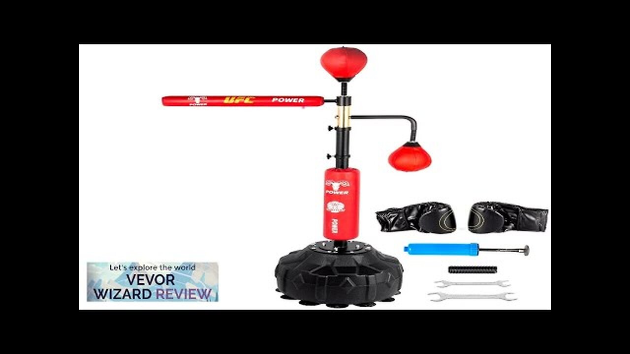 VEVOR Boxing Speed Trainer Punching Bag Spinning Bar Training Boxing Ball Review