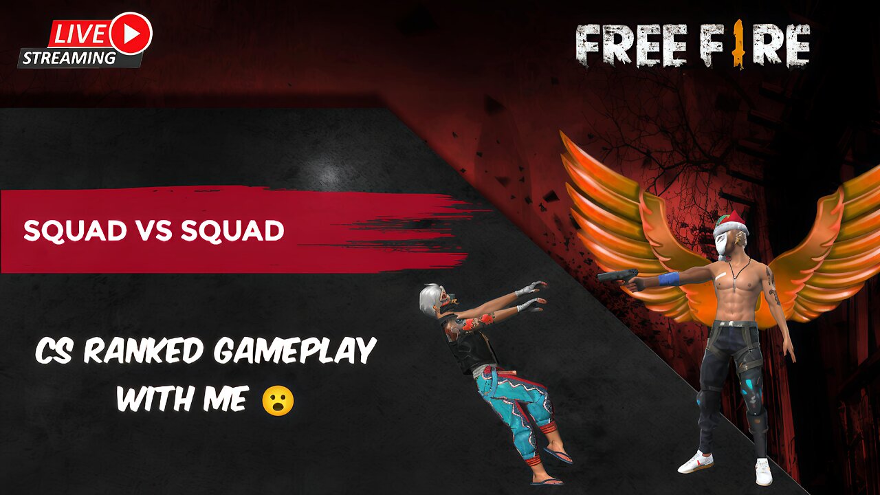 Free Fire Max Cs Ranked Gold to Platinum Level Up Live