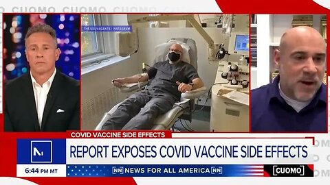 DRIP DRIP: CHRIS CUOMO AND NYC NURSE COMPARE VACCINE INJURIES!