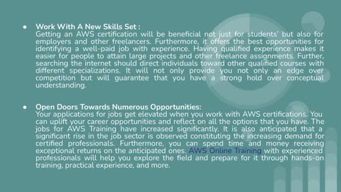 Mastering AWS: Comprehensive Training for Cloud Professionals