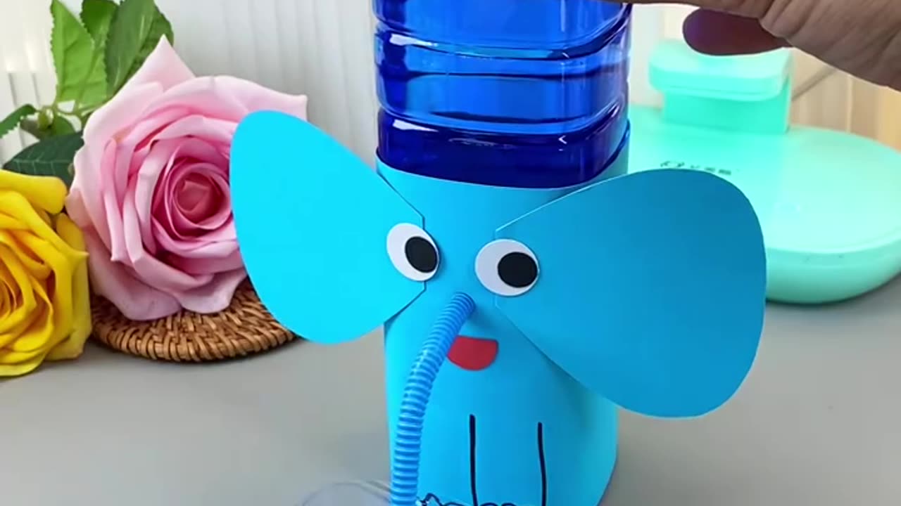 fun little elephant water dispenser, let children fall in love with drinking water #shorts