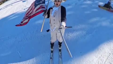 What If the 1776 Minutemen Fought Battles on Skis?