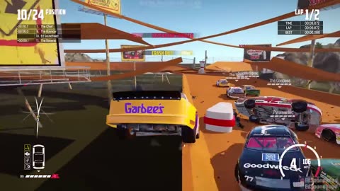 HOT WHEELS NO RESET NASCAR CHALLENGE! _ Wreckfest