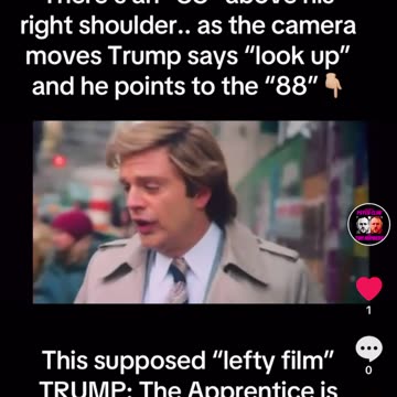 TRUMP: THE APPRENTICE film: Points to 88 in plain sight 👉🏼🎱🎱😉
