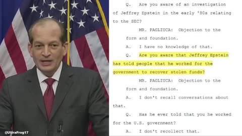 Epstein: Was he working for the government?