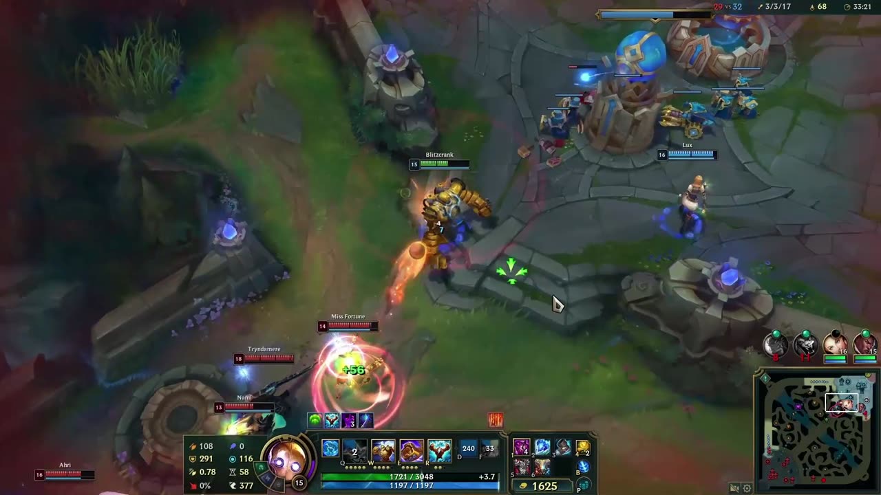 Full game . Blitz Crank . League of Legends .