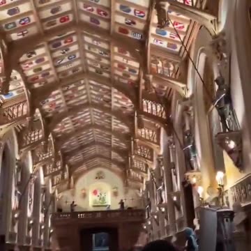 Muslims observing Ramadan in Windsor Castle, England.