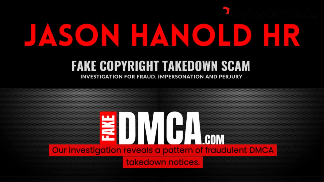 Jason Hanold HR Under Fire – DMCA Takedown Abuse?