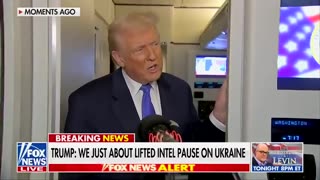 BREAKING NEWS: Trump Holds First Ever Press Conference During Flight with the Media on Air Force One