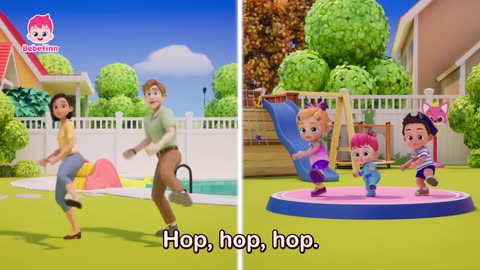 Walking WalkingㅣNursery Rhymes for KidsㅣDance along Bebefinn