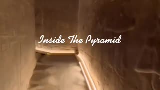 Inside the pyramid