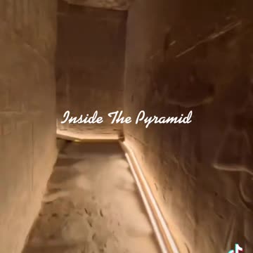 Inside the pyramid