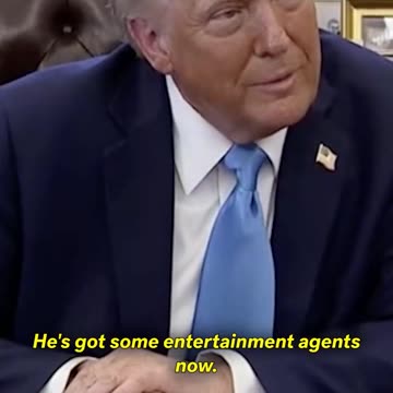 Trump In Disbelief After Finding Out Biden Signed On With Talent Agency