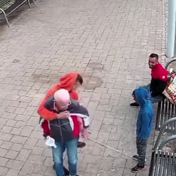 More migrants robbing elderly white man