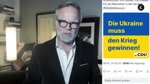 CDU nach der Wahl mit Kriegsparole. Ich fürchte, er ist ein gefährlicher Mann.