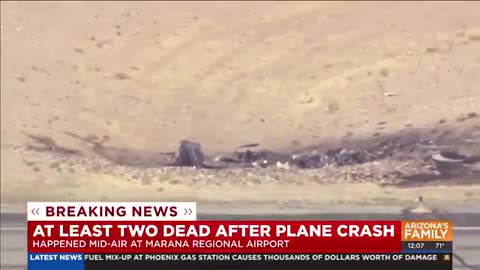 🚨BREAKING: 2 recorded deaths in small plane crash in Arizona.