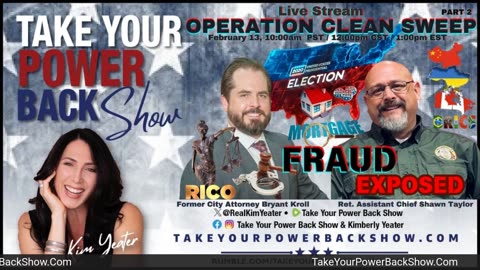 Live on QNP | Cross-Stream: OPERATION CLEAN SWEEP PT2 on “Take Your Power Back” Show | 2-13-2025