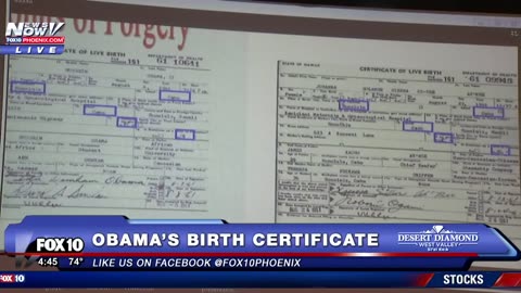 Wow, the fact they are reporting this is unreal. Oba₩a’s fraudulent Birth Certificate exposed