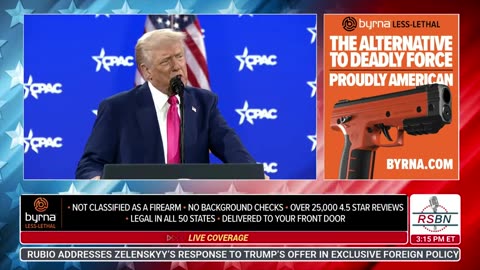 RSBN President Donald J. Trump Headlines CPAC 2025 - 22225