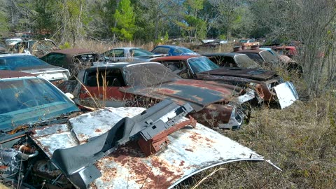 Junkyard Walk 1950s-70s Cadillacs, 60s & 70s Camaros and More at Old Gold