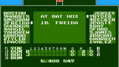 （NES）Bases Loaded I