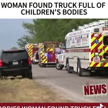 Semi truck filled w/ dead children’s bodies stuffed into trash bags found in Mexico.