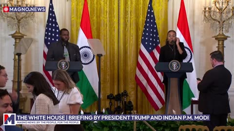 The White House | Briefing by President Trump and Indian P.M. Modi (Feb 13, 2025) [LIVE]