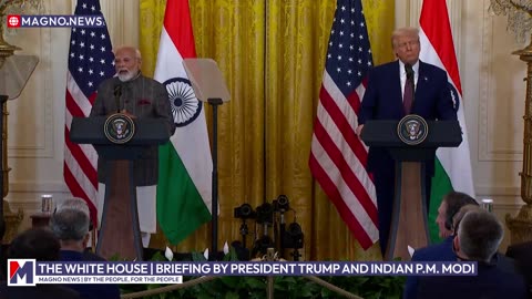 The White House | Briefing by President Trump and Indian P.M. Modi (Feb 13, 2025) [LIVE]