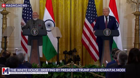 The White House | Briefing by President Trump and Indian P.M. Modi (Feb 13, 2025) [LIVE]