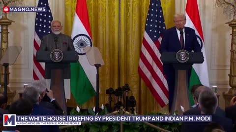 The White House | Briefing by President Trump and Indian P.M. Modi (Feb 13, 2025) [LIVE]