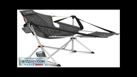 Camping Hammock Chair Folding Rocking Aluminum Adjustable Back Swing Review