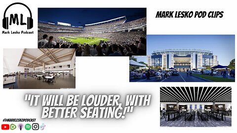 New Beaver Stadium || Mark Lesko Pod clips #penstatefootball #beaverstadium