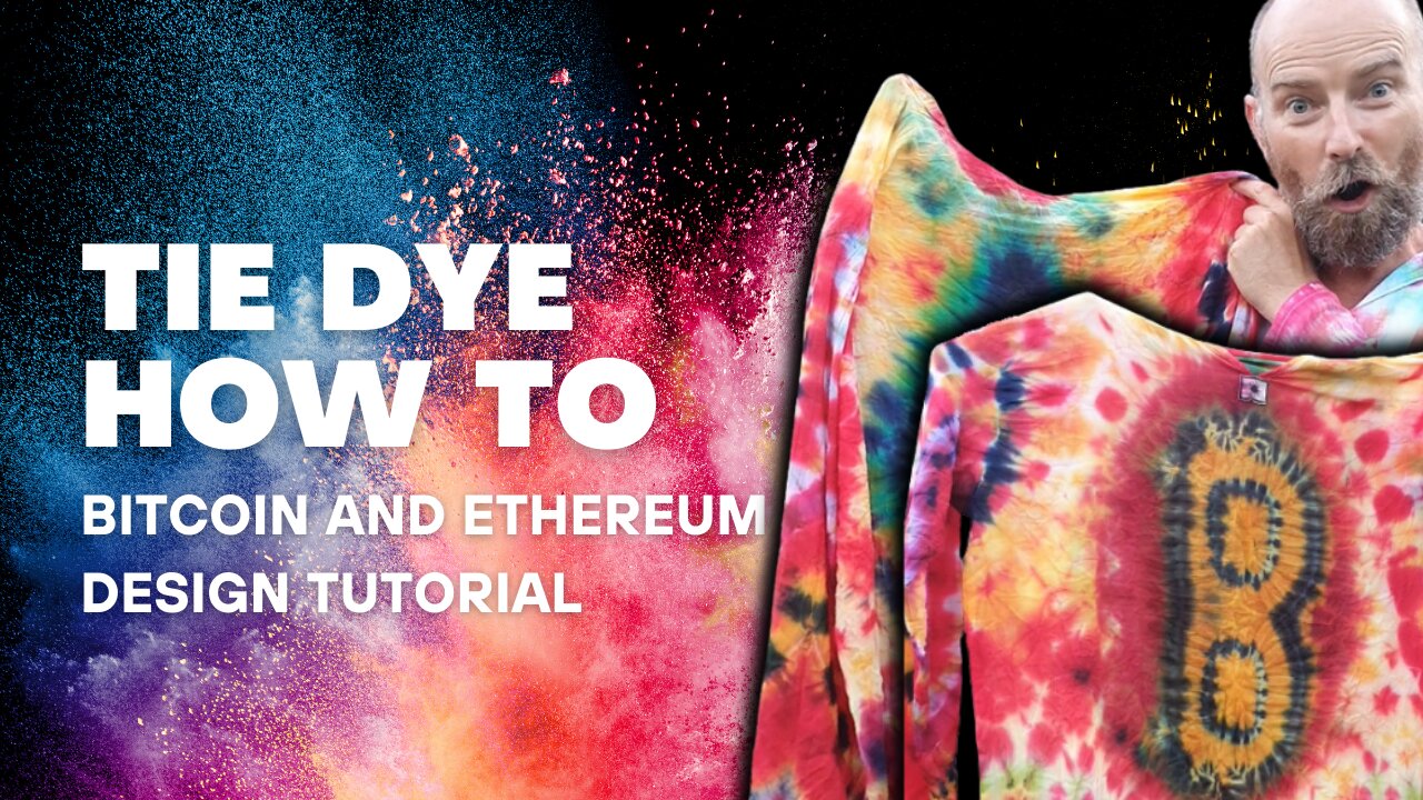 Bitcoin vs. Ethereum #TieDye Hoodie Reveal!