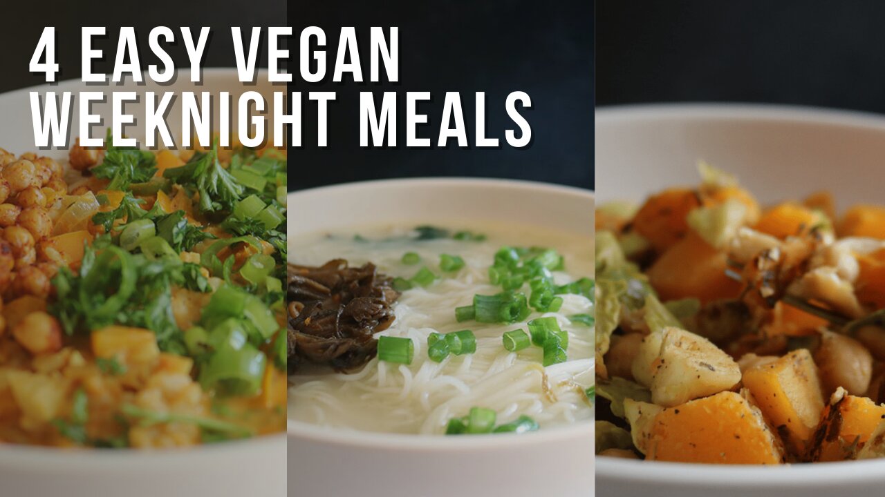 4 Delicious Vegan Bowls for Busy Weeknights