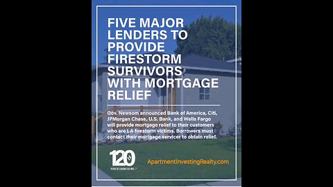 5 Major Lenders Providing Relief 😮‍💨🏦