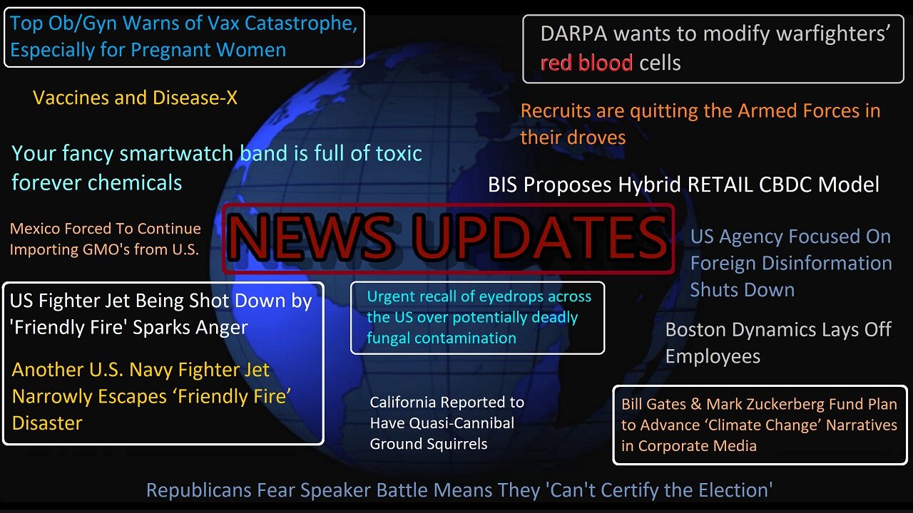 Ob/Gyn Warns of Vax Catastrophe, DARPA wants to modify warfighters’ red blood cells, & MORE