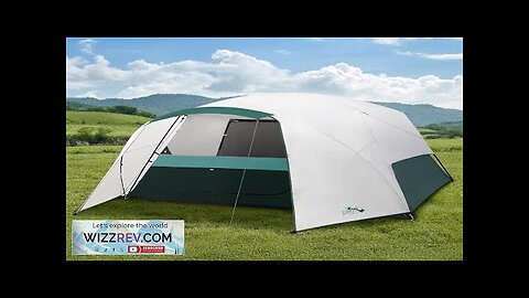 6/8/10/11 Person Camping Tent with Porch Family Tents for Camping Big Dome Review