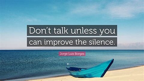 If You Can't Improve On Silence, DON'T