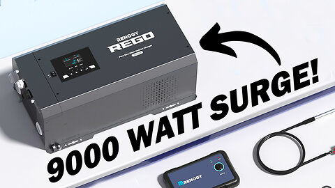 9000 Watt Surge!!? REGO 12V 3000W Pure Sine Wave Inverter Charger from RENOGY Review