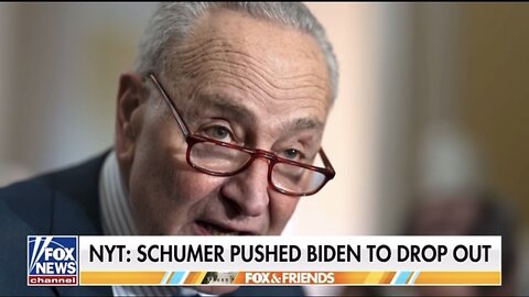 Sen. Chuck Schumer reportedly pushed Biden to drop out