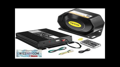 VEVOR 200W 18 Sound Loud Car and Truck Warning Alarm Police Siren Review