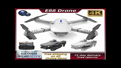 New E88Pro RC Drone 4K Professinal With 1080P Wide Angle Dual HD Review